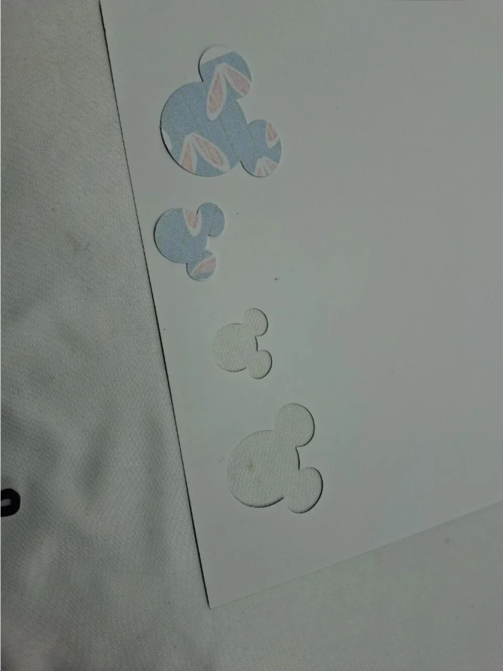 Disney Mickey Mouse EK Success Paper Shaper Scrapbooking Punch Lot of 2